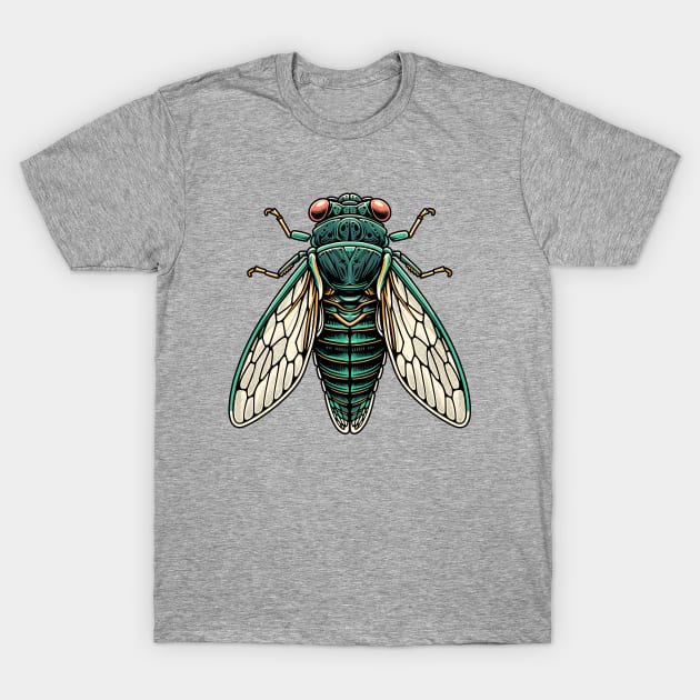 Cicada 2024 Reemergence T-Shirt by Huhnerdieb Apparel